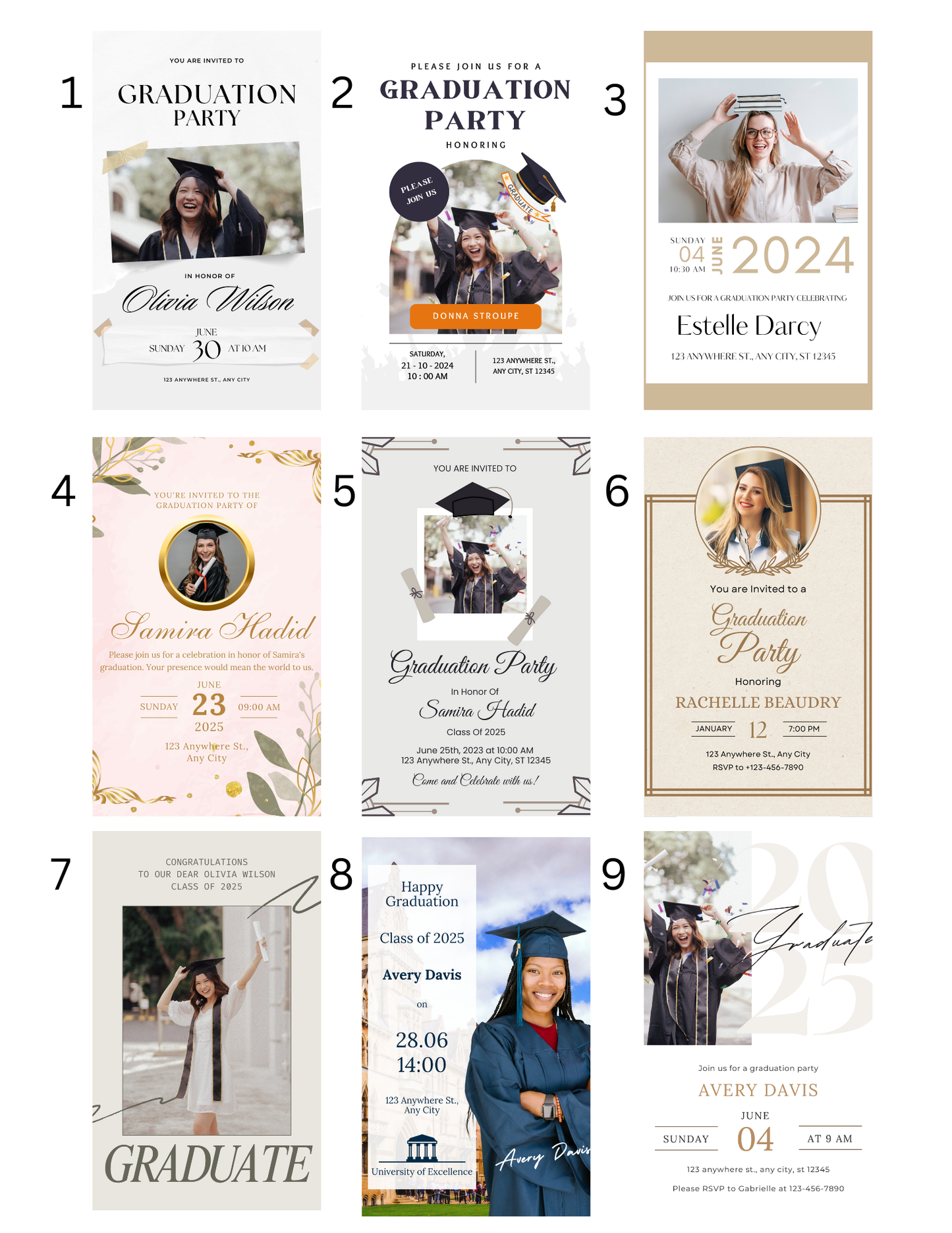 Graduation 2025/2026 Magnets - Fully Customizable