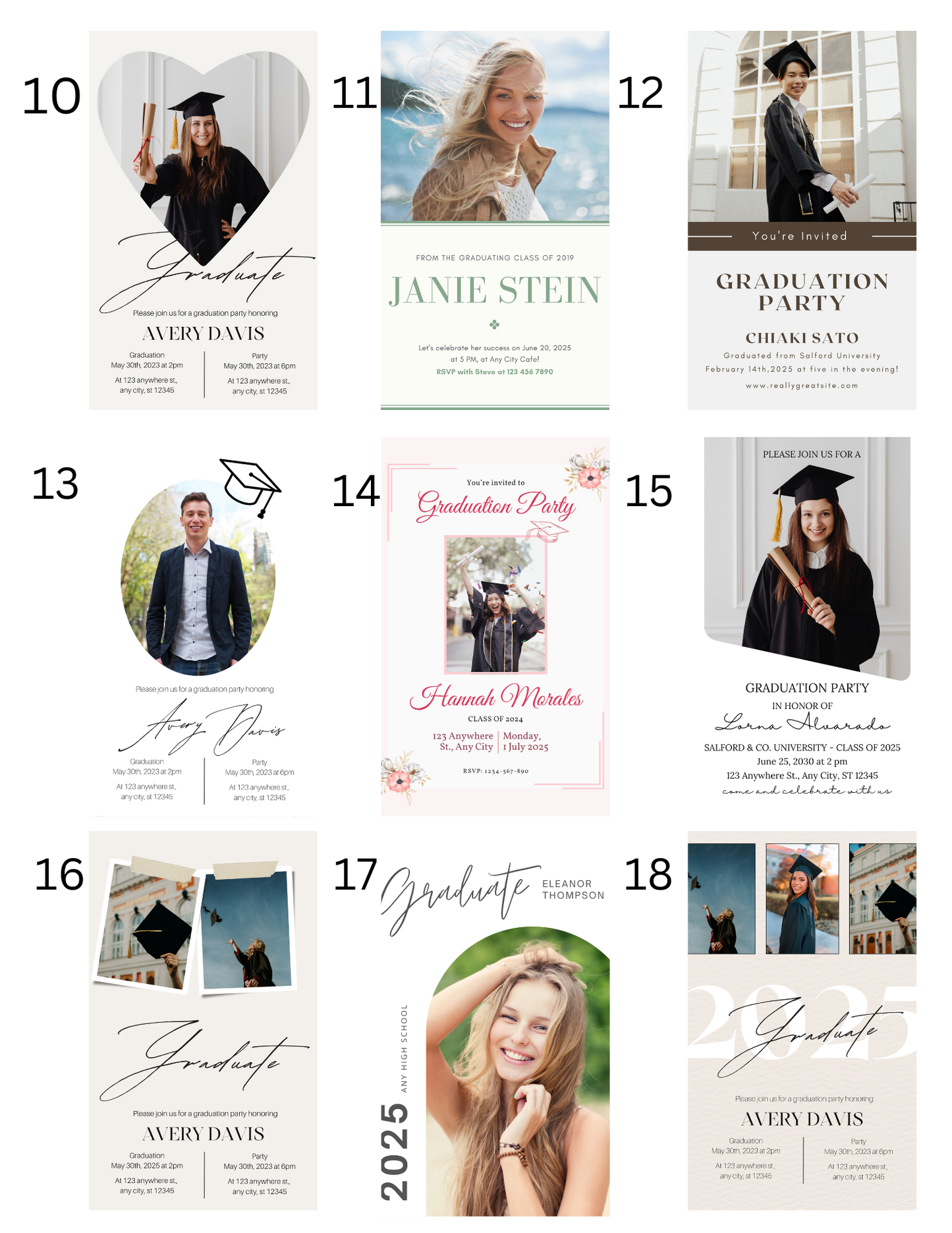 Graduation 2025/2026 Magnets - Fully Customizable