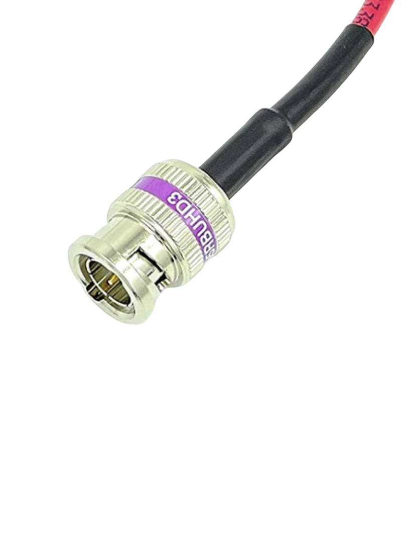 10ft 12G HD-SDI 4K UHD BNC Cable - Belden 4855R Mini RG59 Coaxial