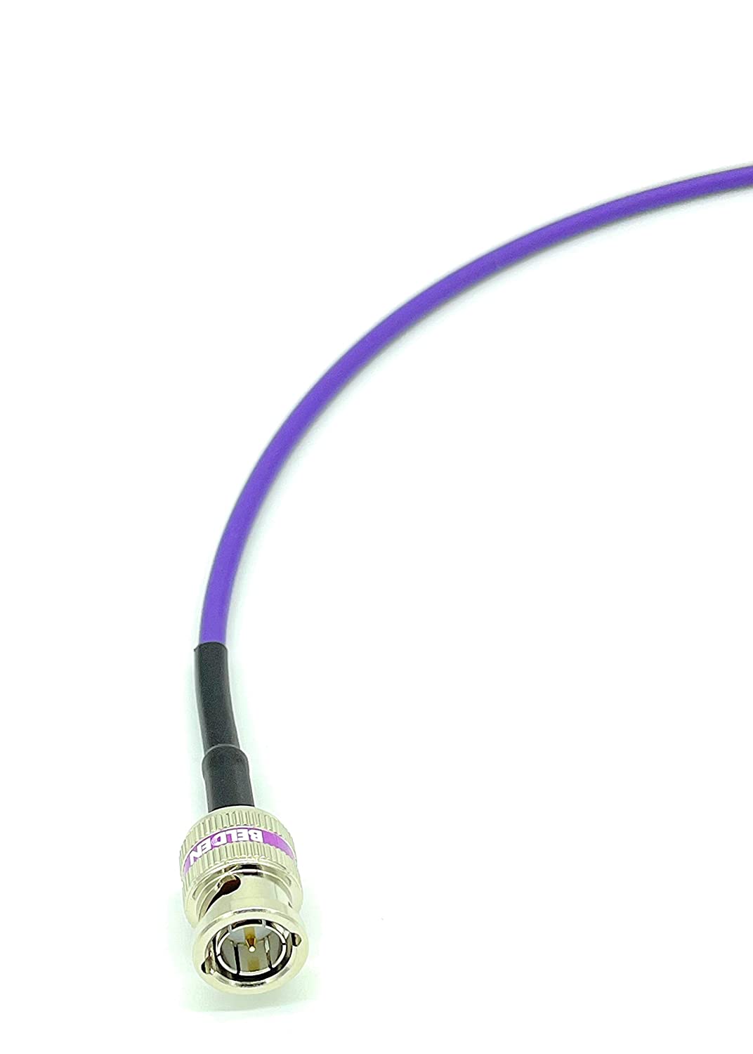 10ft 12G HD-SDI 4K UHD BNC Cable - Belden 4855R Mini RG59 Coaxial