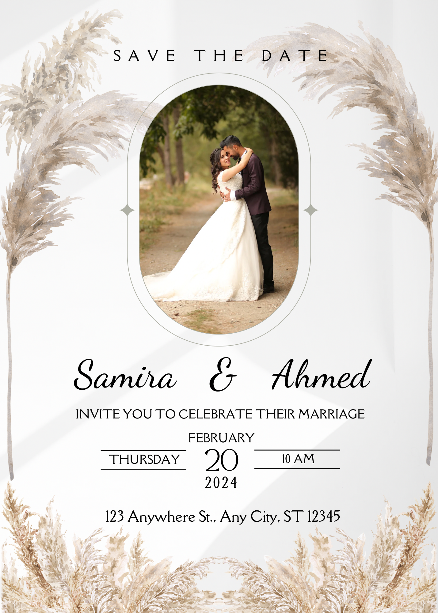 Save The Date Wedding Magnets - Fully Customizable