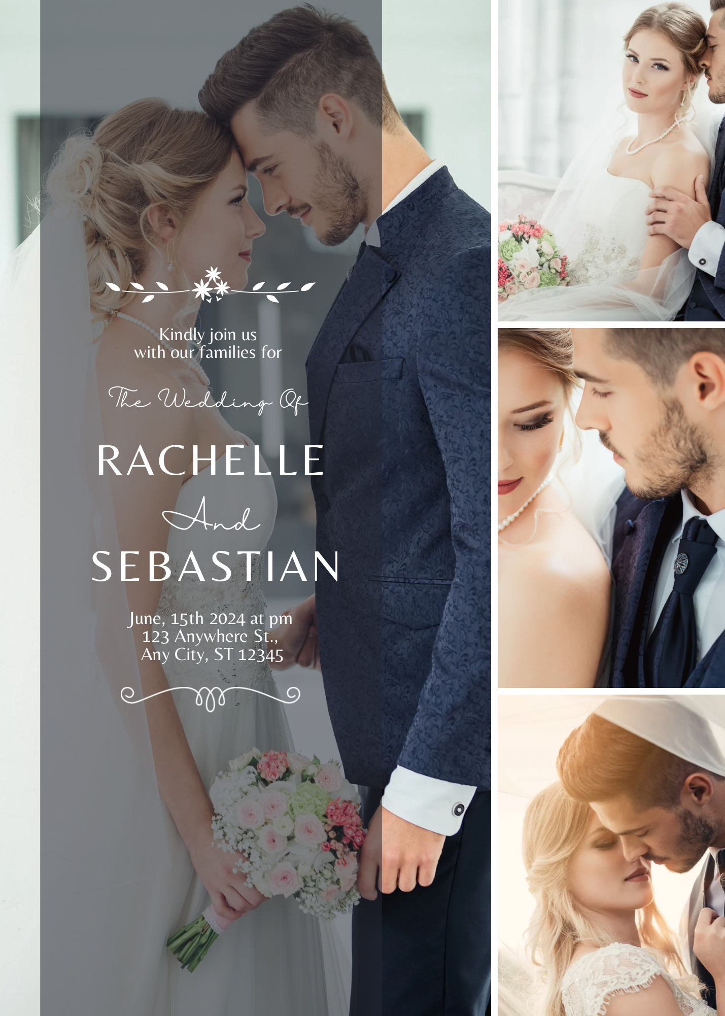 Save The Date Wedding Magnets - Fully Customizable