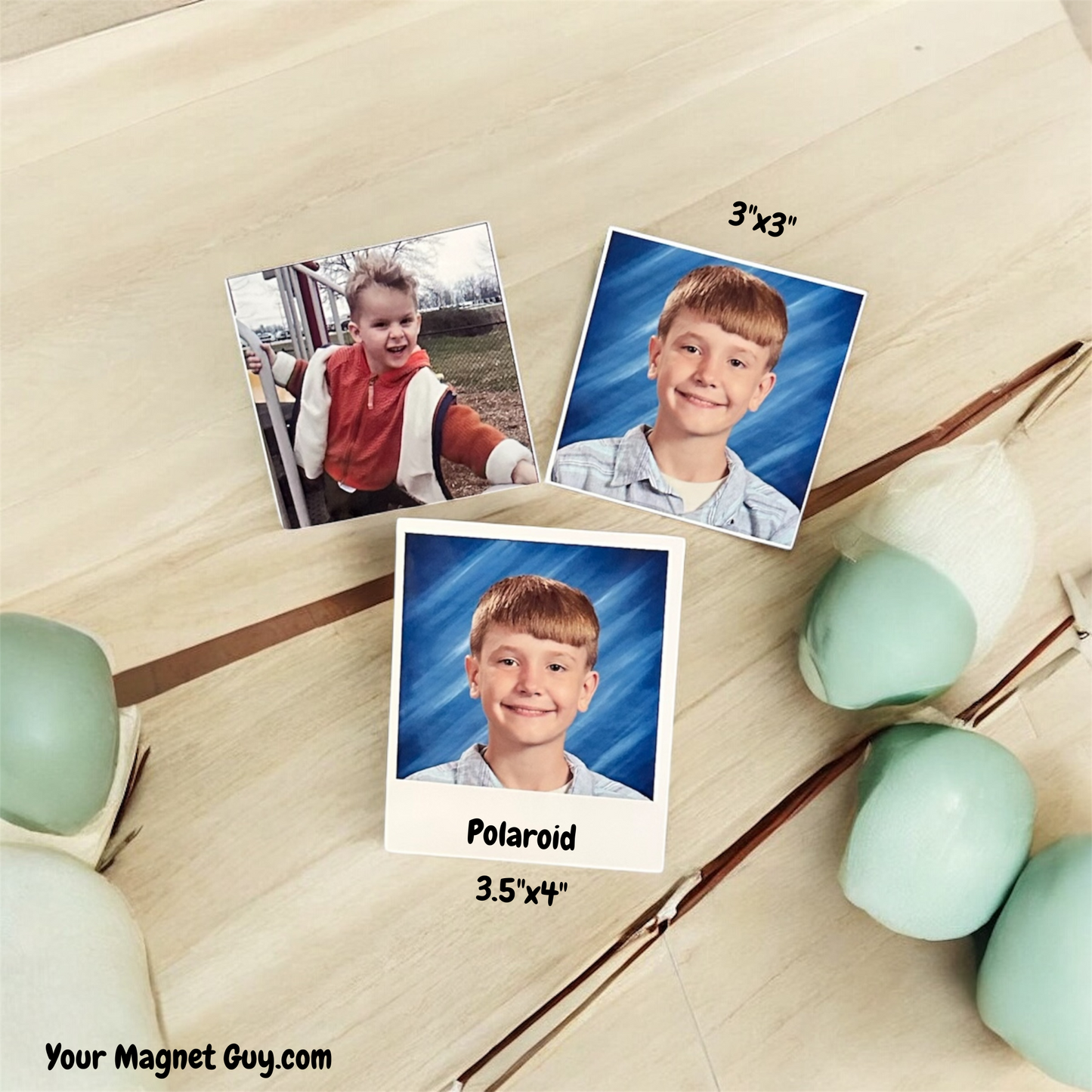 Photo Refrigerator Magnets - Polaroid Pics