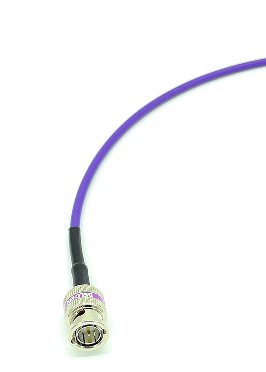 1.5ft 12G HD-SDI 4K UHD BNC Cable - Belden 4855R Mini RG59 Coaxial