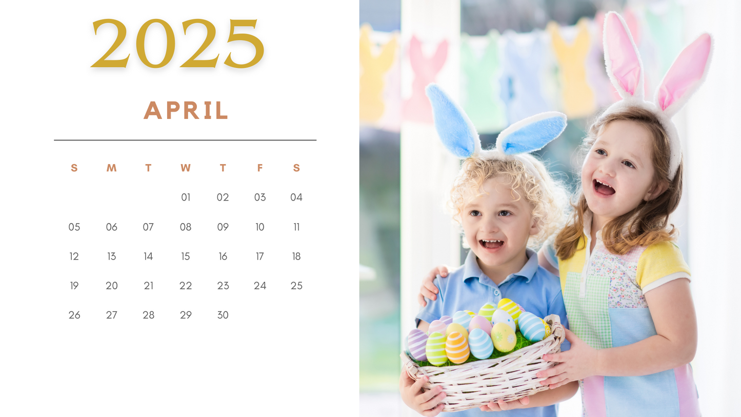 2025 Calendar Photo Magnets  -  Fully Customizable