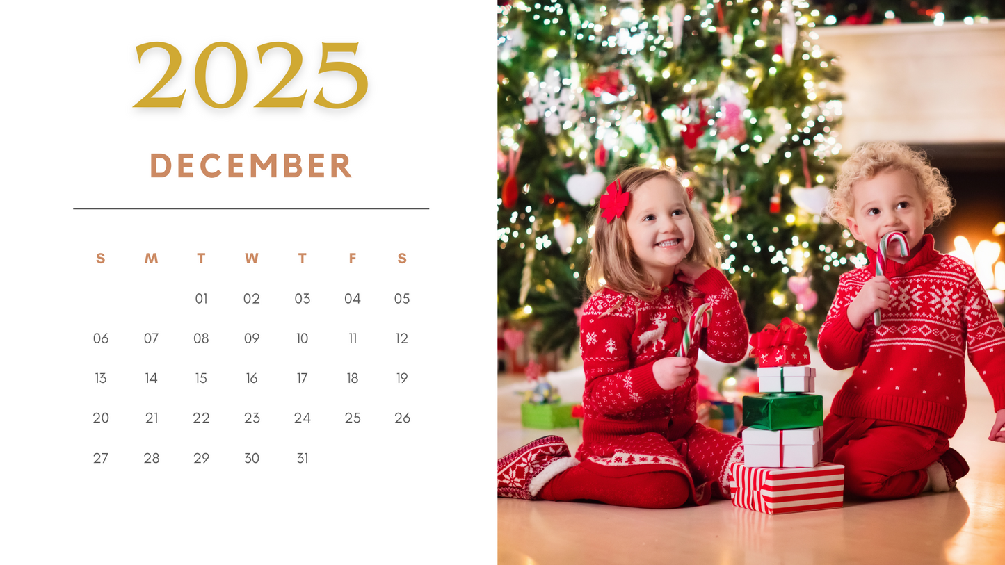 2025 Calendar Photo Magnets  -  Fully Customizable