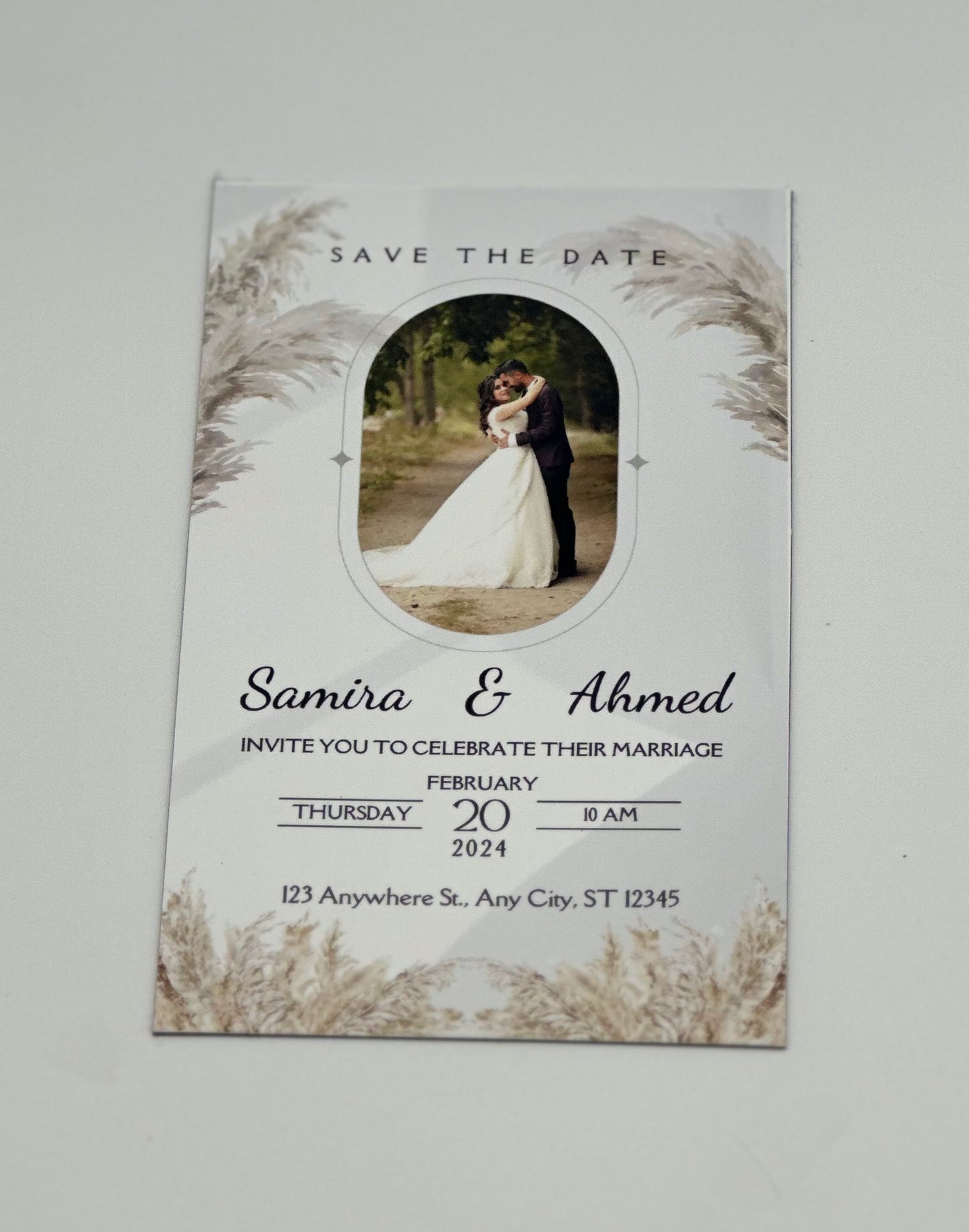 Save The Date Wedding Magnets  -  Fully Customizable