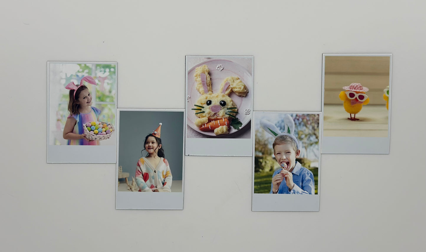 Photo Refrigerator Magnets  - Polaroid Pics