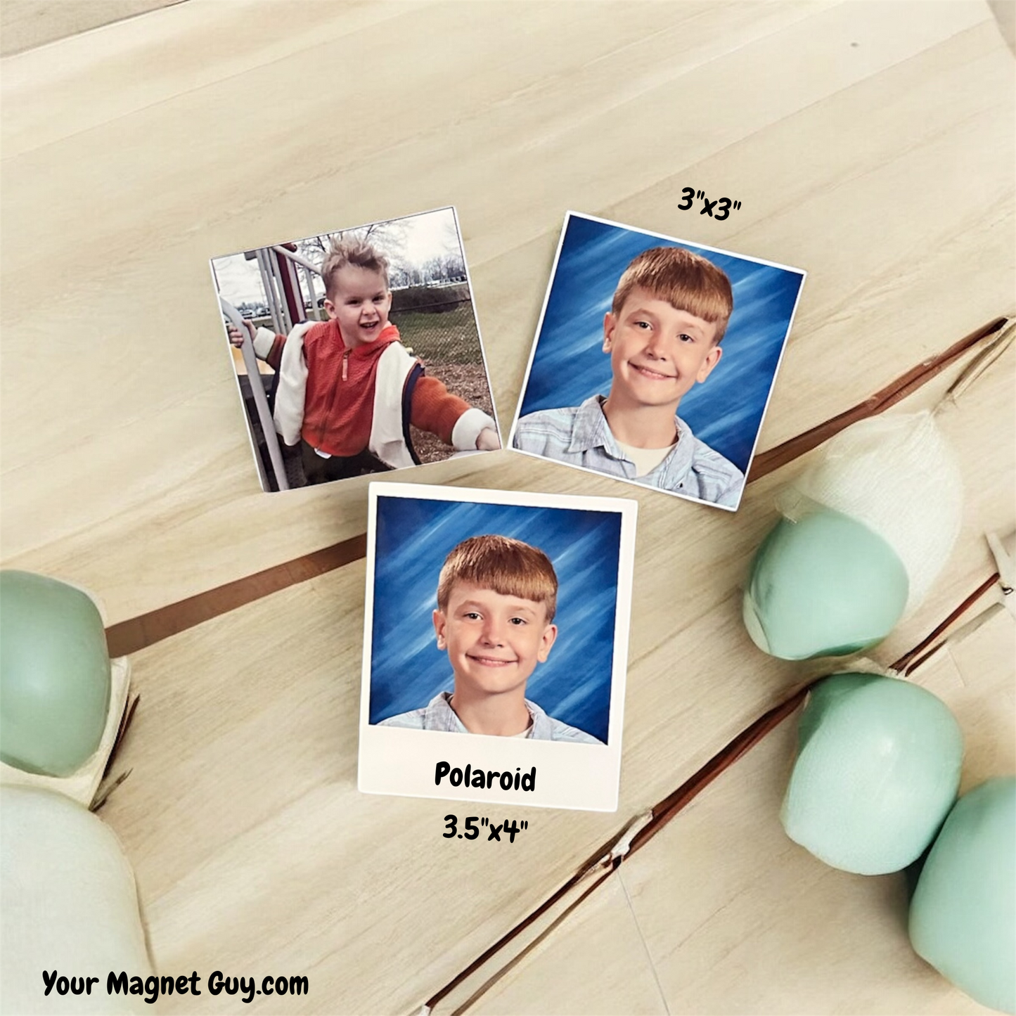 Photo Refrigerator Magnets  - Polaroid Pics